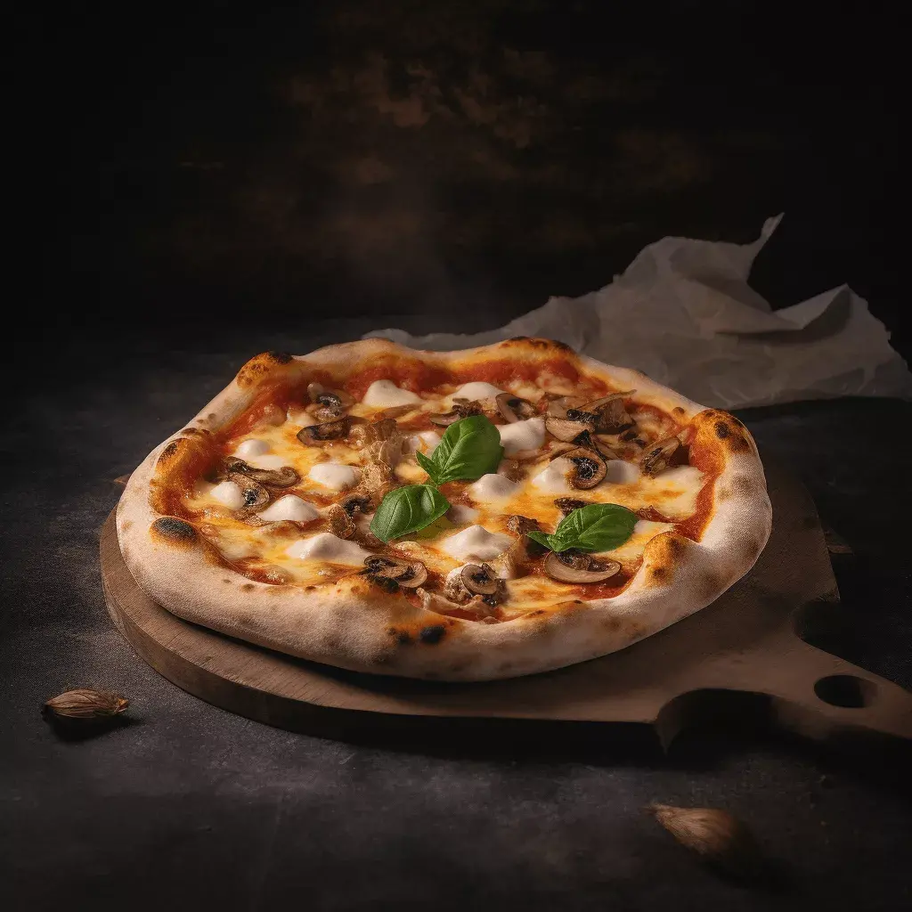 Pizz.AI Chat GPT által készített pizza